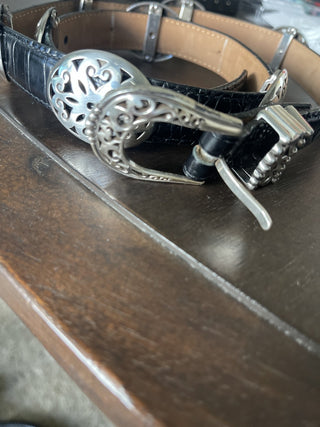 Brighton Blk / silver  belt RSV|92017