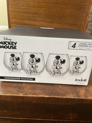 Disney Mickey Drinking Glasses Set/4 RSV|50227