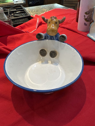 2007 Moose 7” Bowl Harry & David-KL RCD