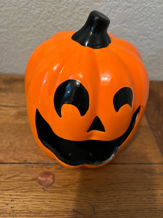 Oval Ceramic Pumpkin|111648