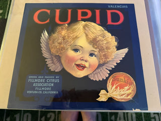 Cupid Authentic Citrus Farm Crate Label EC015-20 MTS FRAMED|100245