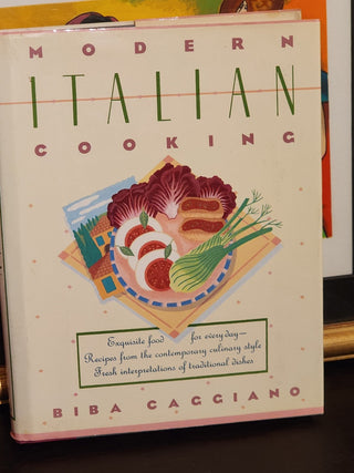 Cookbook- Biba Caggiano Modern Italian Cooking 1987 RSV