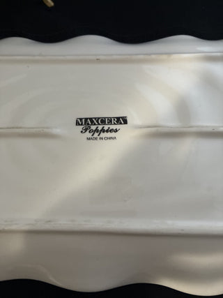 Maxcera poppies serving platter  RCD|152053