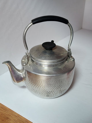 Vtg Aluminum Teapot w/Brew Basket   MTS|67180