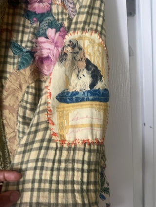 Reversible patchwork jacket