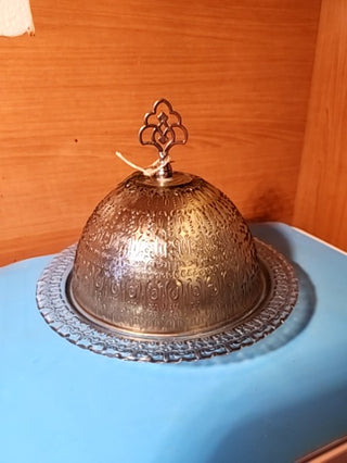 Vintage glass cloche