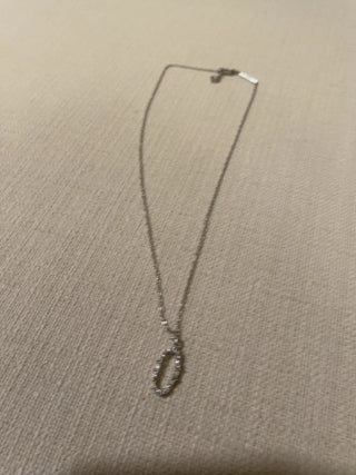 Kendra Scott oval necklace crystal