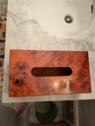 MG Moroccan Thuya wood tissue box