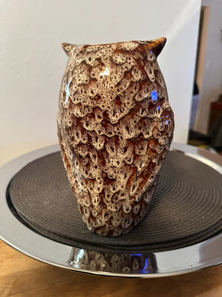 Owl Pottery One Each 9"Ht MTS|94940