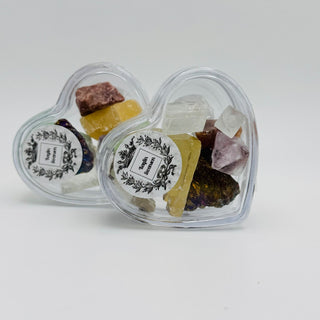 Mixed Stone Box - Heart Shaped Box - RCD|142490