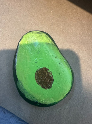 Painted Rock:  Avocado RCD