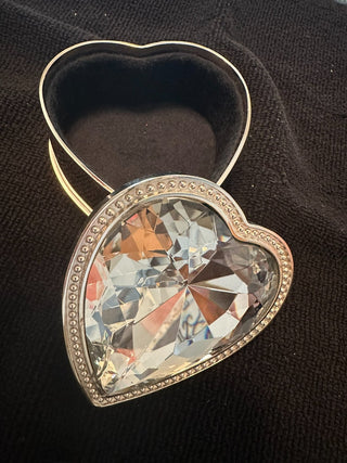 Trinket Box White Heart Metal MTS|89823