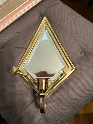 Brass Candle Sconce|48153