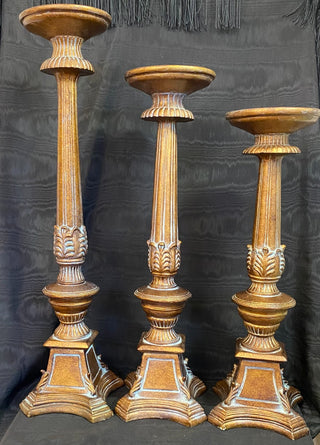 Large Candle Holders Set of 3 RSV|54201