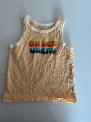 12M - Orange Graphic Tank Top - Little Co. by Lauren Conrad RSV