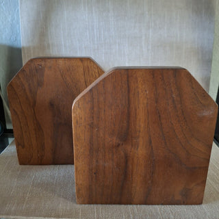 Wood Block Book Ends RCD