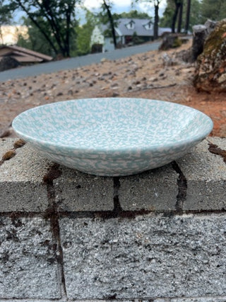 12.5” wide vintage sponge ware bowl