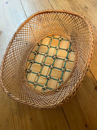 Vintage Basket w/green accents MTS