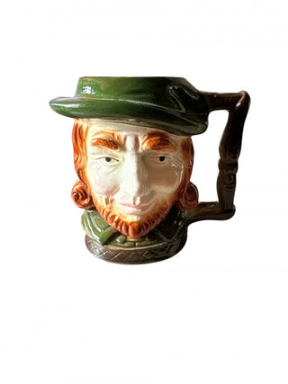 Vintage Irishman Toby Face Figural Mug / Tankard / Beer Stein 5.5 Tall #47 VV MTS