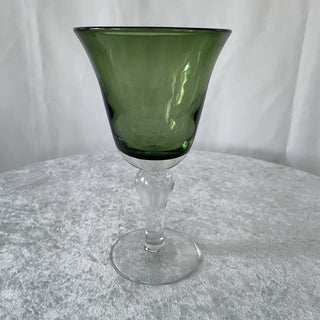 green glass goblet RSV
