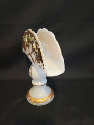 Vintage White Czech Boho Napkin Holder RCD|96285