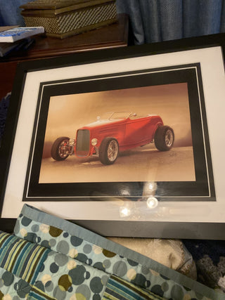 Ford roadster signed picture Dave koontz|44264