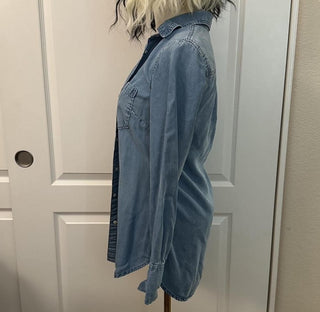 Merona cartigain fauz jean XS rsv|70233