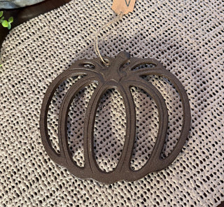 Rustic Iron Pumpkin Trivet RSV|127321