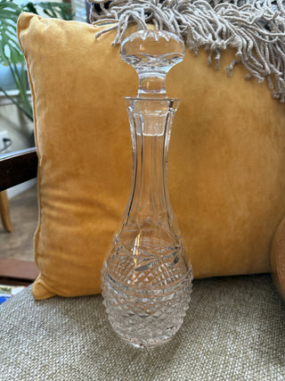 Vintage 1976 Waterford crystal decanter (Glandor pattern) MTS