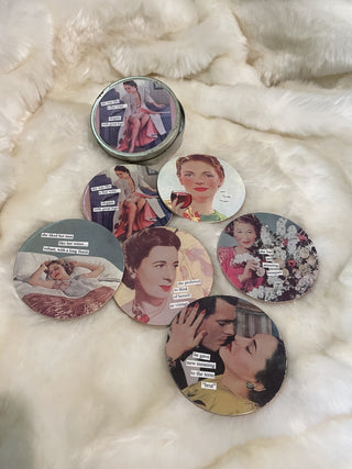 Coasters Tin - Set of 6 RCD|60188