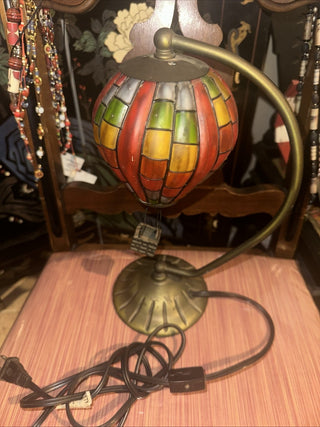 Vintage Style Stained Glass Hot Air Ballon Table Lamp #62 VV MTS|68304