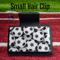 Small Hair Clip: Soccer:|63879
