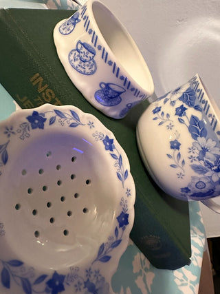 Tea cup, strainer, bag tray SET MTS|115366