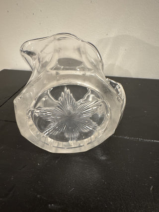 AJ - Vintage Small Clear Glass Pitcher MTS|64919