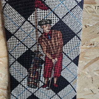 Men's - Vintage Tie Tree - Argyle + Golf Necktie (BRI) - MTS|143070