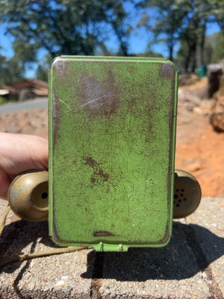 Vintage Tin Toy Speedphone Telephone