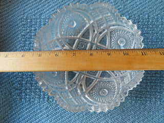 Crystal cut grass bowl MTS|78223