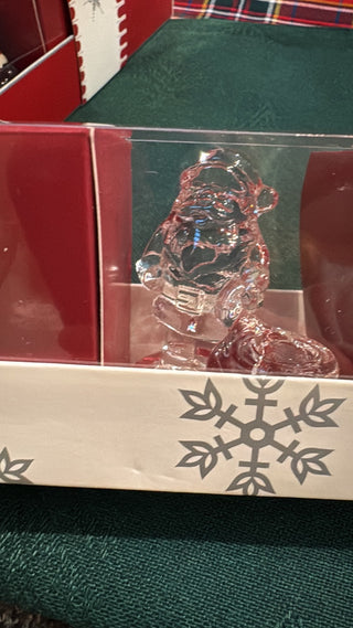 Santa Tiny Taper Candle Holders-KL RCD