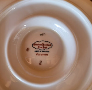 Haviland (Varenne) Floral Gravy Bowl w/ Plate- RSV