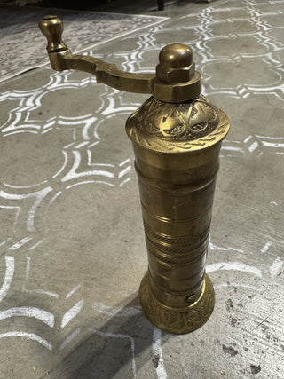 Turkish Brass Pepper Mill MTS