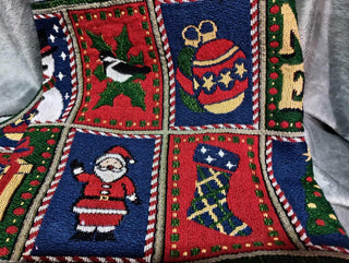 Vintage Christmas table runner rsv|124505