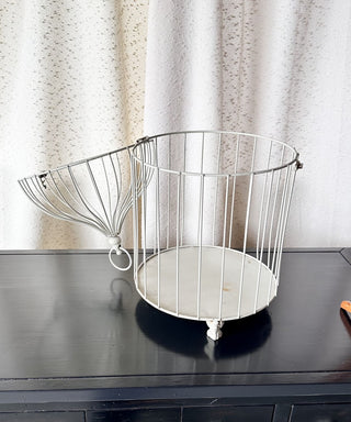 White Bird Cage Decor|69453