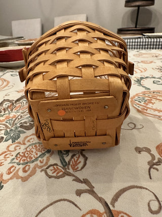 Longaberger Hexagon Basket w/Handle MTS|104338