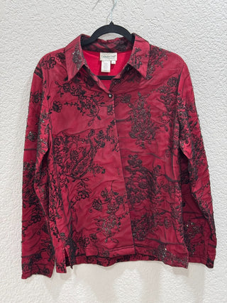 Coldwater Creek red blouse M|92348