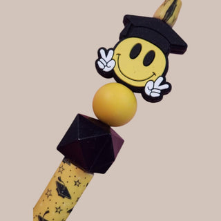 Beaded Refillable Pen Smiley Face Graduate RSV|77281