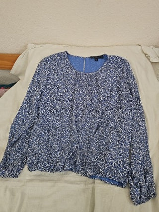 Light Blue w/ Flowers Long Sleeve Shirt Tommy Hilfiger