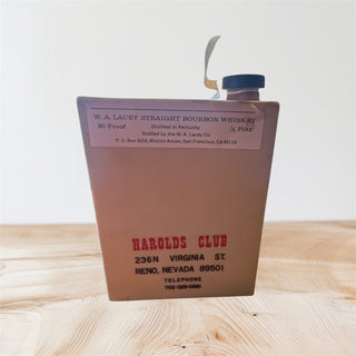 Rare Vintage Harold's Club or bust Wagon Casino Reno Nevada Decanter WA Lacey Co #47 VV MTS|133724