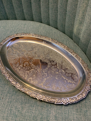 Silver Plated Serving Tray - RSV|109220