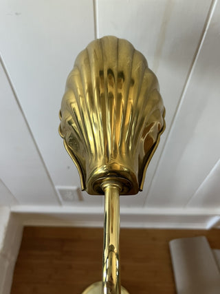 1970's VTG Clam Shell Floor Lamp F&M|98753