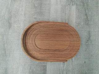 Folding Wood Basket - MTS|69983